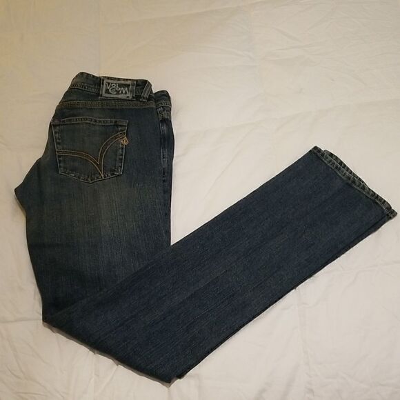 Volcom Womens Denim Light Blue Size 11 - Picture 1 of 15
